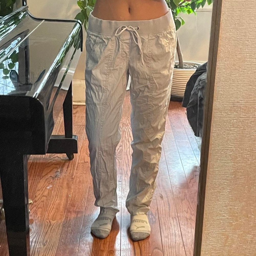 VINTAGE GAP- Light Grey Low Rise Cargo Pants